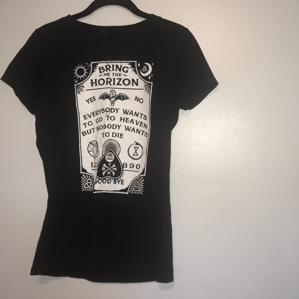 BMTH lyric ouiji board shirt